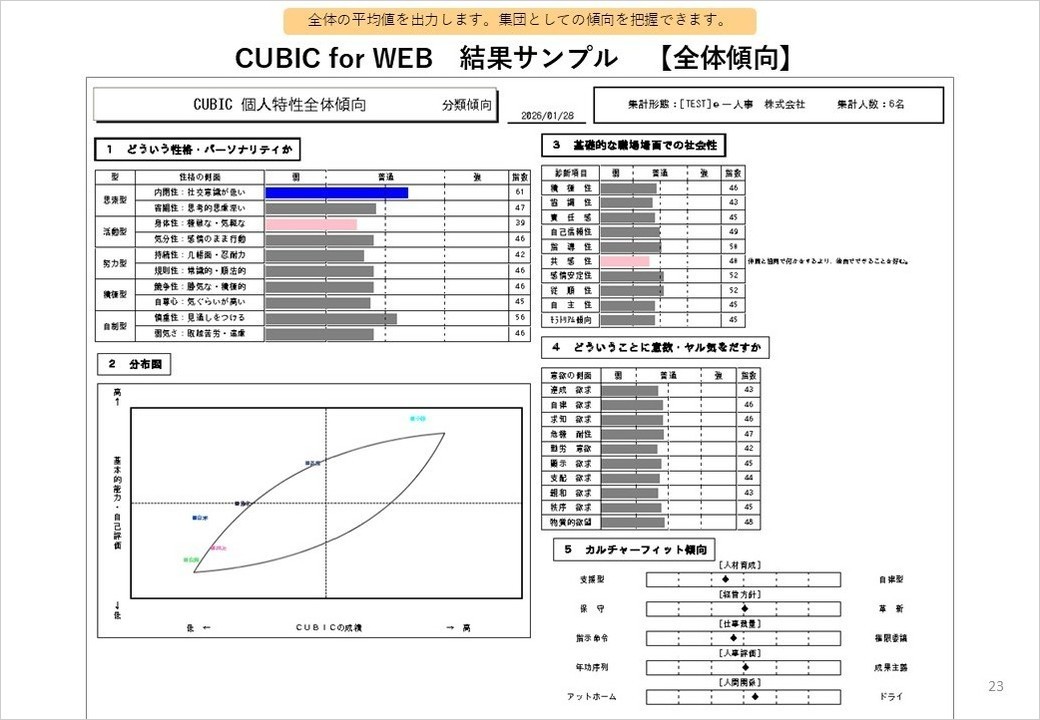 CUBIC for WEB 全体傾向