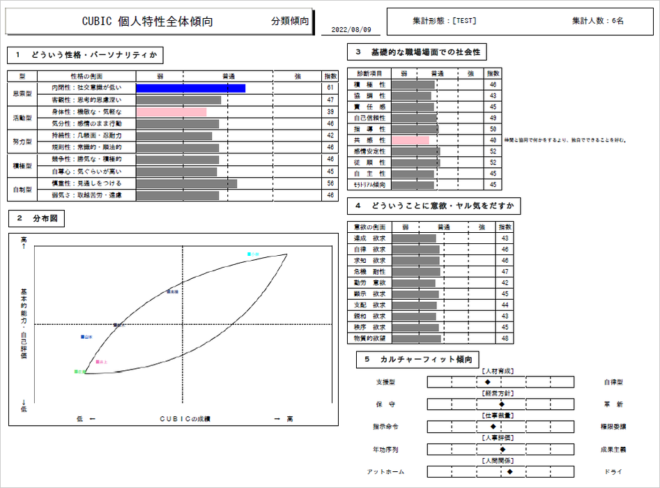 CUBIC for WEB 全体傾向